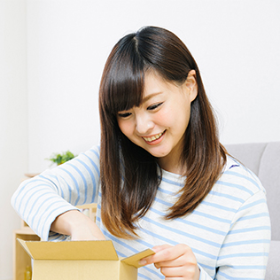 ご自宅や職場などご希望の場所に直接お届けします。