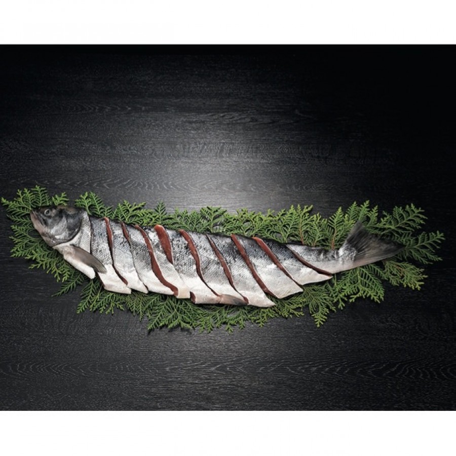 【北海道】知床産新巻鮭半身姿切身・いくら親子漬セット(受付期間は12月11日まで)