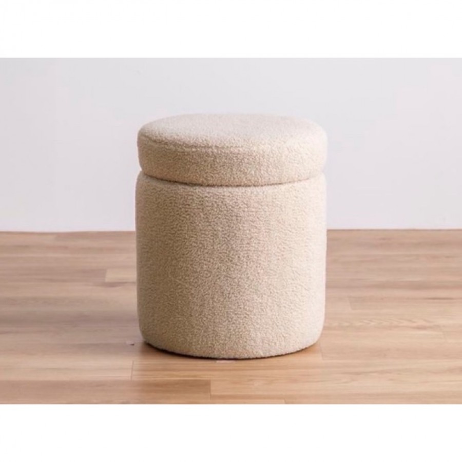 【幅36cm】収納付きスツール 　ベージュ