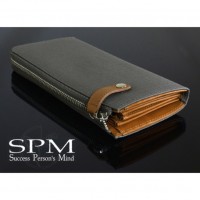 SPM L字ZIP長財布　グレー