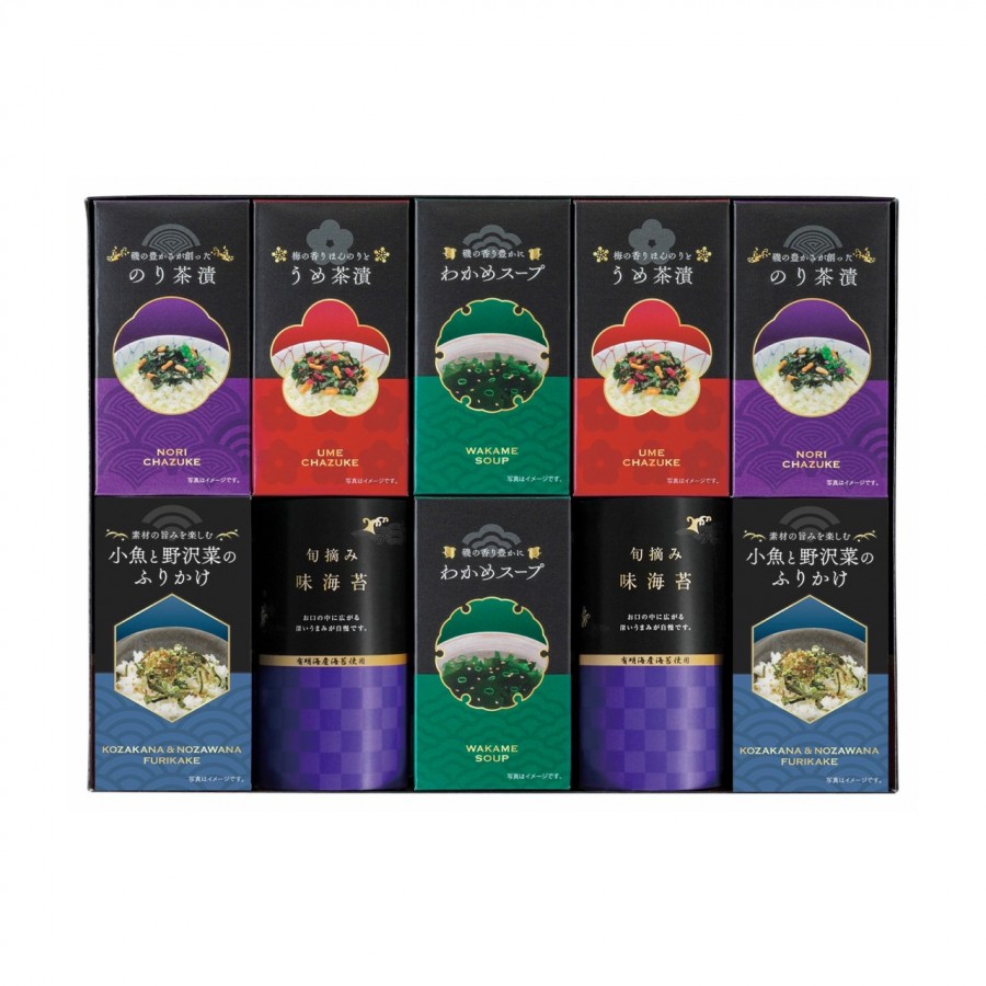 味海苔・お茶漬け・ふりかけ・スープセット