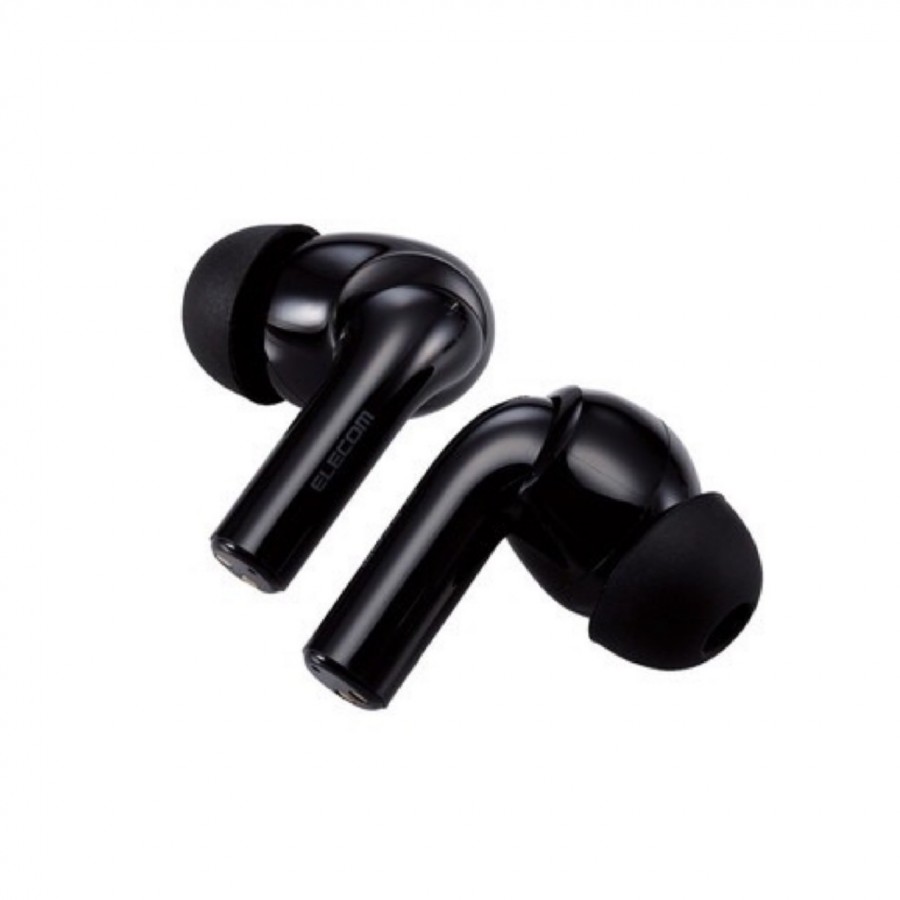 エレコム ワイヤレスイヤホン Bluetooth5.2　アクティブ ノイズキャンセリング　ブラック