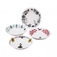 ムーミン　ムーミンバレー　パスタプレート4枚セット