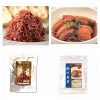【秋田県】豚の角煮３袋　秋田県産牛コンビーフ３袋