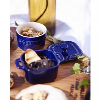 ストウブ  スクエアココットペアセット　ブルー