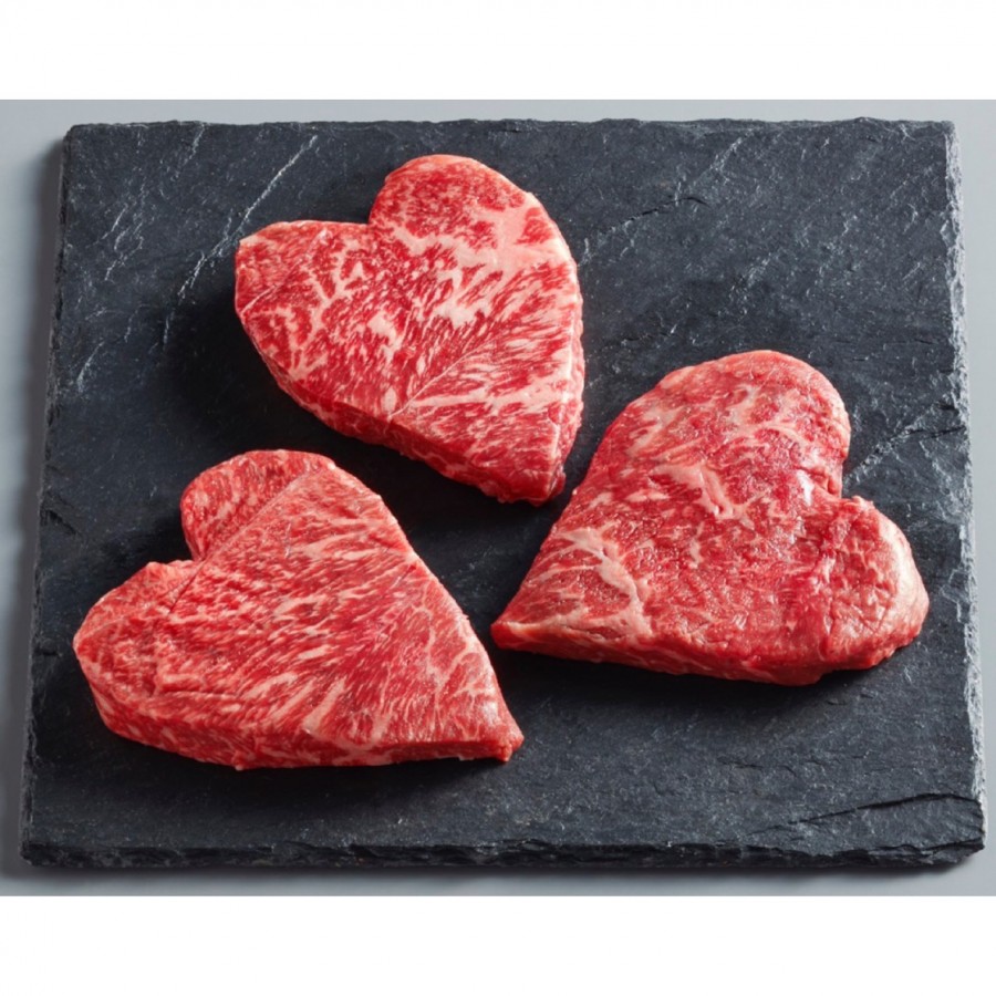 黒毛和牛 ハート形ステーキ