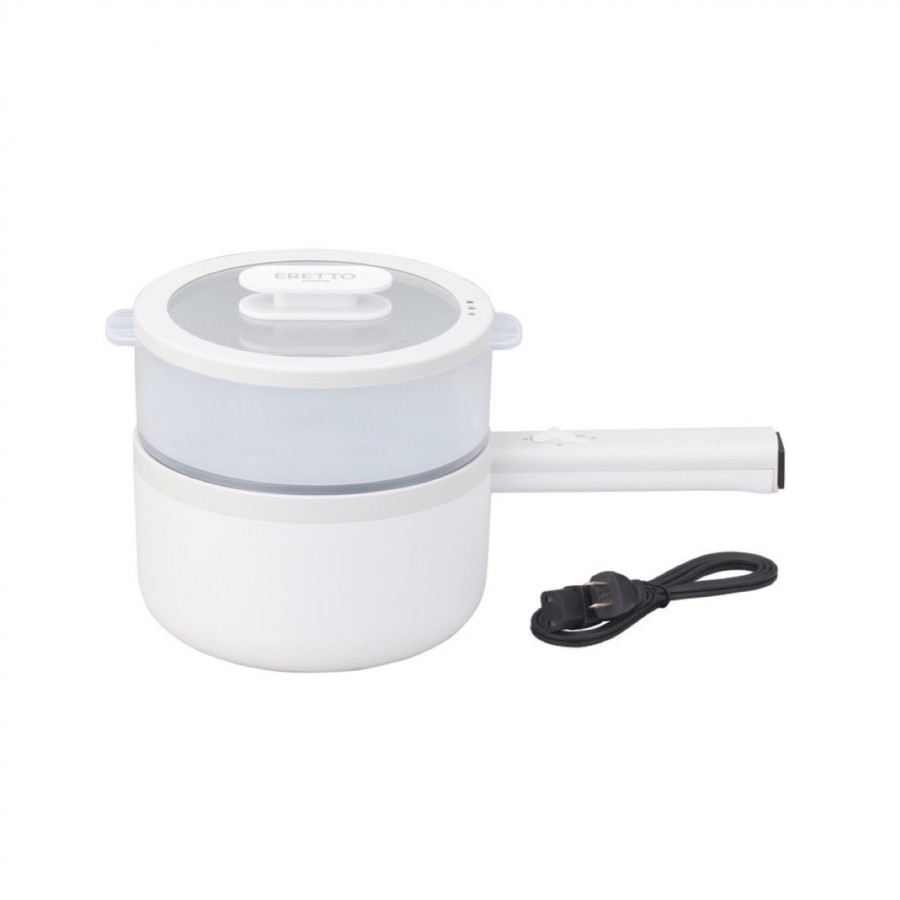 ERETTOmono 蒸し器兼用電気片手鍋18cm
