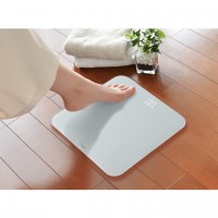 のるだけで測定 体重計 ホワイト