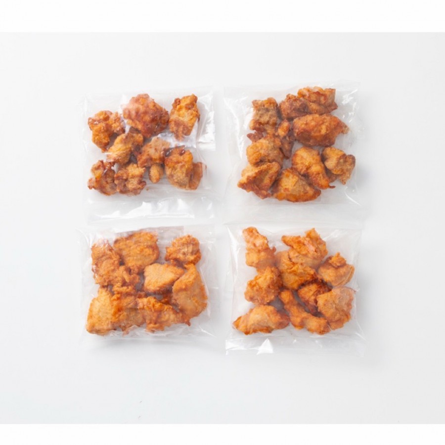 九州産「ありたどり」 から揚げ(揚げ調理済)(もも肉170g×2、むね肉180g×2)