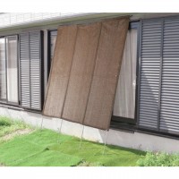 パパッと広げて簡単！洋風たてす 2m幅　ブラウン