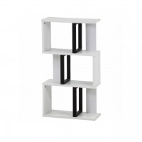 S字ディスプレイラック 3段 オークWH