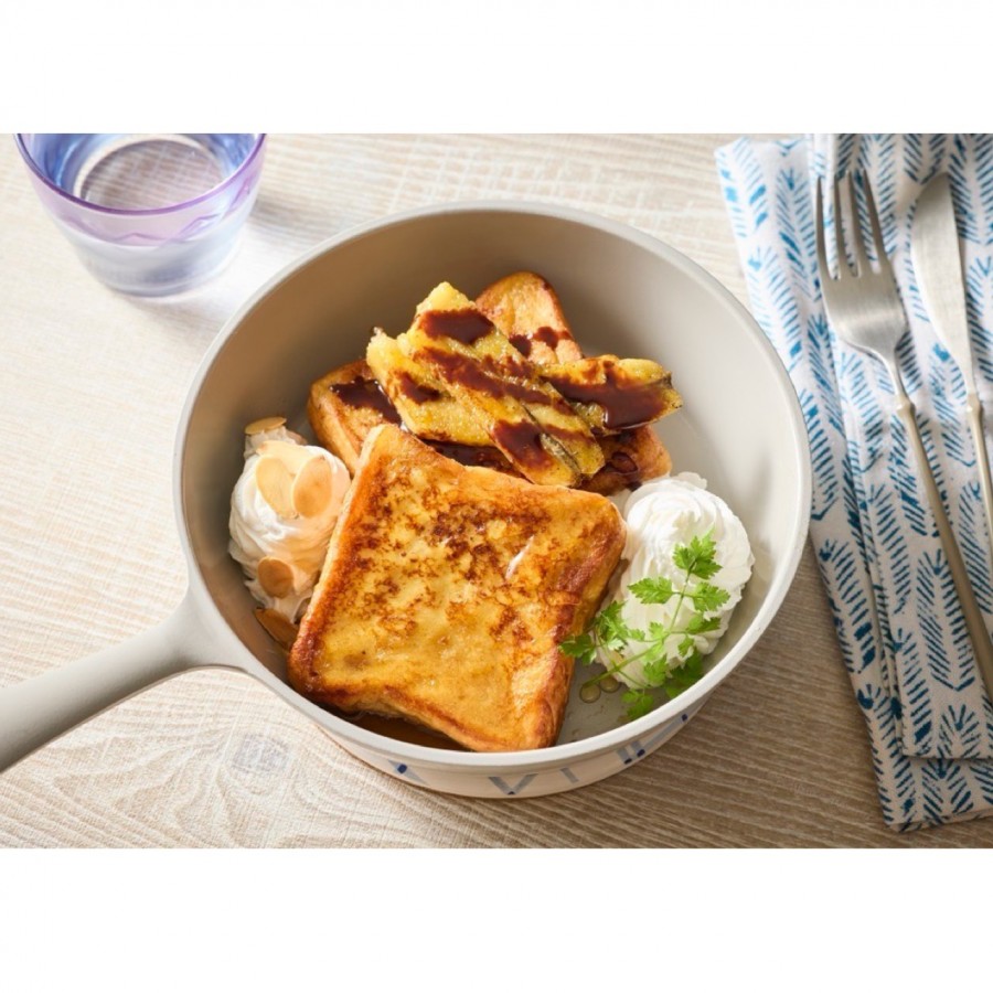 アルミスキレット・ミトンセット グレージュ