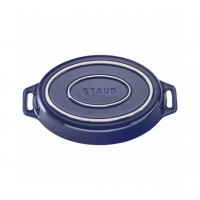 ストウブ  オーバルディッシュ17cm　ブルー