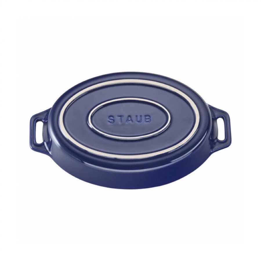 ストウブ  オーバルディッシュ17cm　ブルー