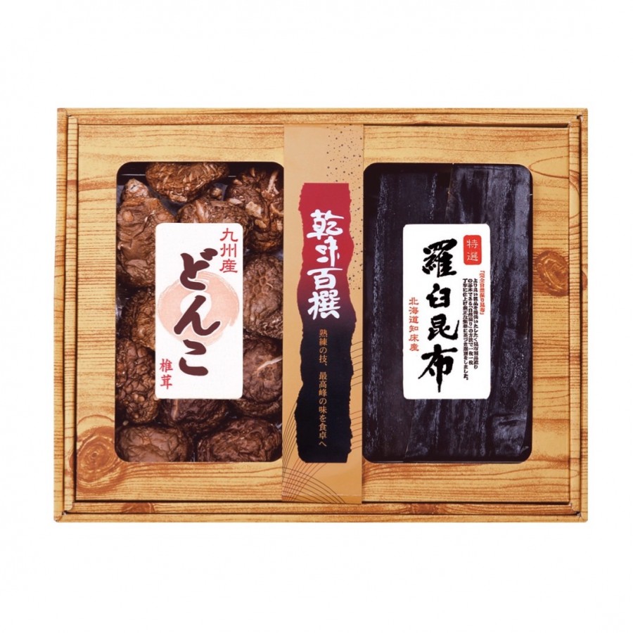 乾味百撰 九州産どんこ・羅臼昆布