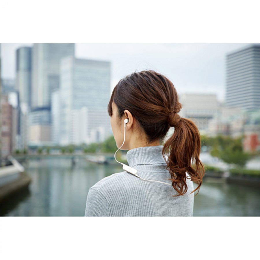 エレコム Bluetoothイヤホン　ストーンホワイト