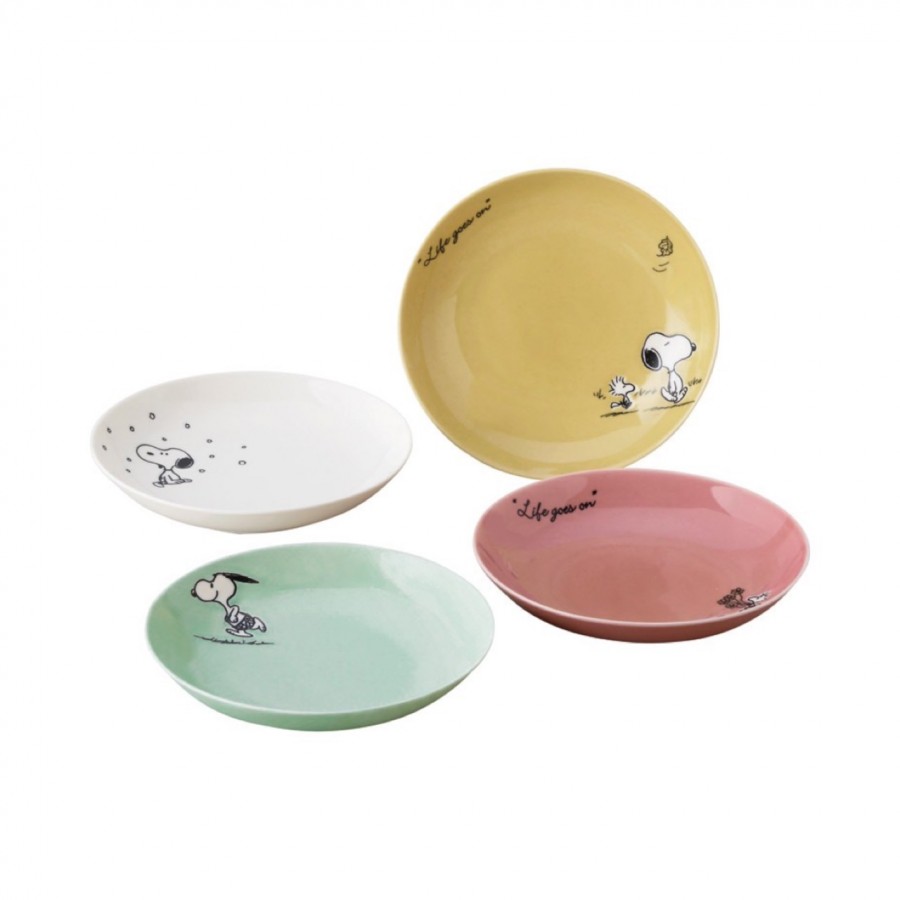 ピーナッツ　シーズン　パスタプレート4枚セット