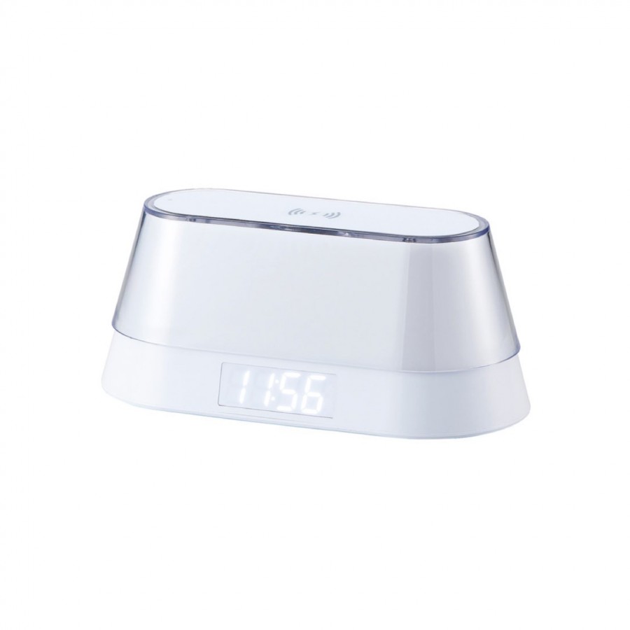 ワイヤレススピーカー・ワイヤレス充電クロック エリッセ