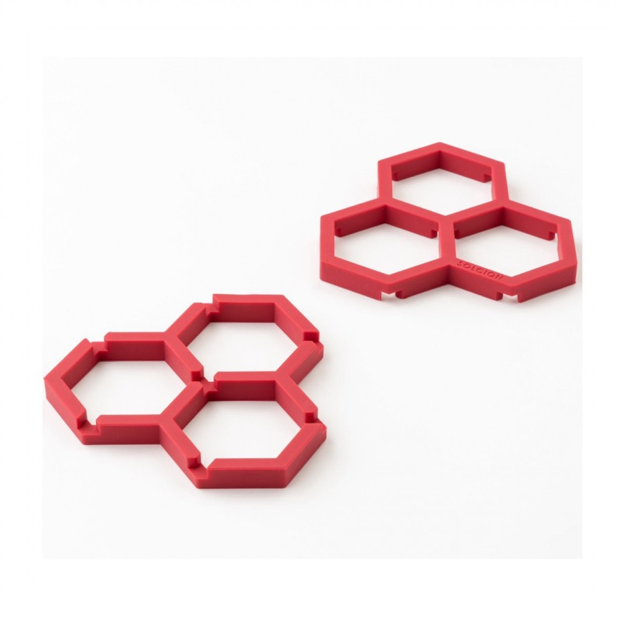 タングルポットスタンド(レッド・グリーン)2個セット