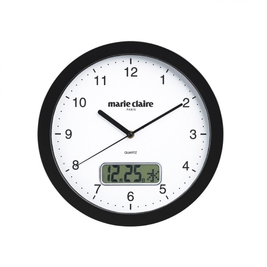 マリ・クレール 壁掛け時計 カレンダー機能付