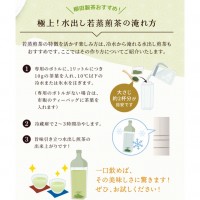 【鹿児島県】紫尾山麓　若蒸煎茶　上煎茶 ボトル付き