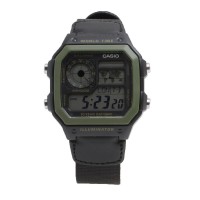 CASIO 腕時計 メンズ レディース スタンダード クォーツ ブラック カーキ