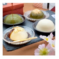 【奈良県】「亀久堂」吉野葛すいーつ（くず餅・くずぷりん）詰め合わせ3段