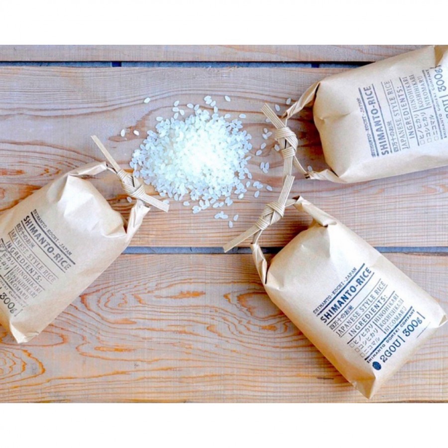 【高知県】しまんとの米農家に丹誠込めて育てられた、四万十のお米 2合 300g 3個セット