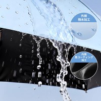 ワンタッチ開閉 遮熱日傘 ピンク
