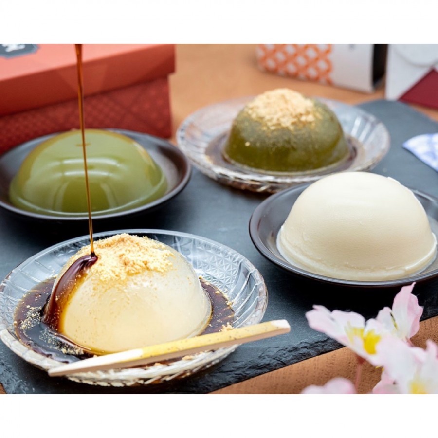 【奈良県】「亀久堂」 吉野葛すいーつ(くず餅・くずぷりん)詰め合わせ3段