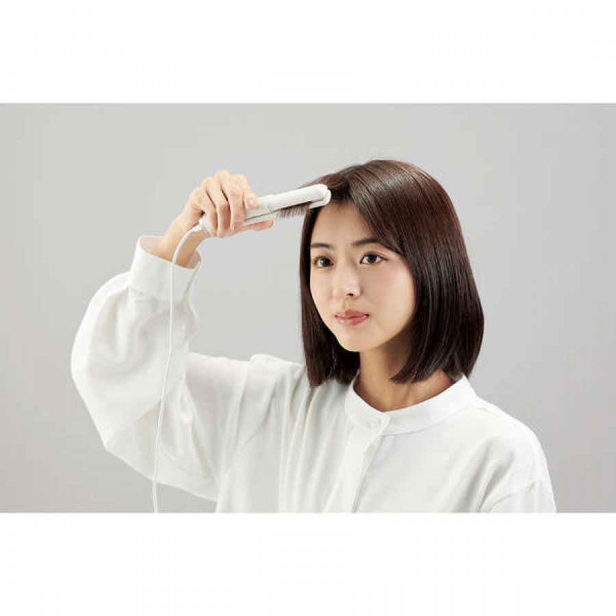 USBヘアアイロン ストレート　ホワイト