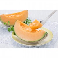 【北海道】ふらの赤肉メロン/秀品(約1.6kg)×2玉（出荷期間7月上旬～8月中旬）
