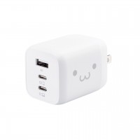 ELECOM　AC&USB充電器65W　しろちゃん