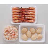 【北海道】甘えび・ほたて・おおずわいがにほぐし身セット