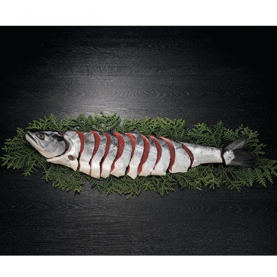 【北海道】熟成紅鮭半身姿切身1.0kg(受付期間は12月11日まで)