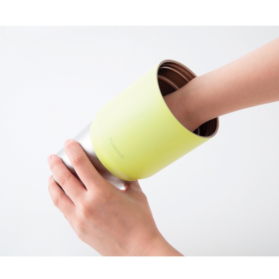 ピーコック スクリューマグボトル800ml　ライムイエロー
