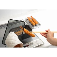 ポコフリットIH対応角型揚げ鍋2点セット