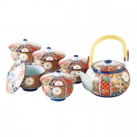 有田焼 金彩古伊万里 蓋付茶器揃