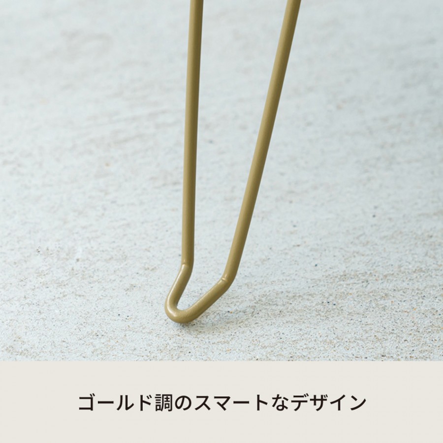 折りたたみローテーブル幅45　ピンク
