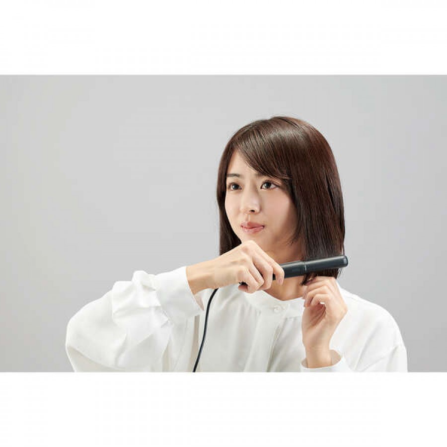 USBヘアアイロン ストレート　ブラック
