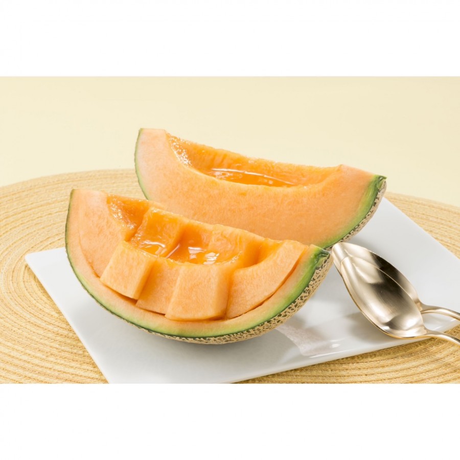 【北海道】とままえメロン 優品 約2kg1玉（発送期間7月中旬～8月上旬）