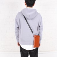縦型スマートミニショルダーバッグ 　キャメル