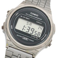 CASIO 腕時計 メンズ レディース カシオスタンダード クォーツ ガンメタ