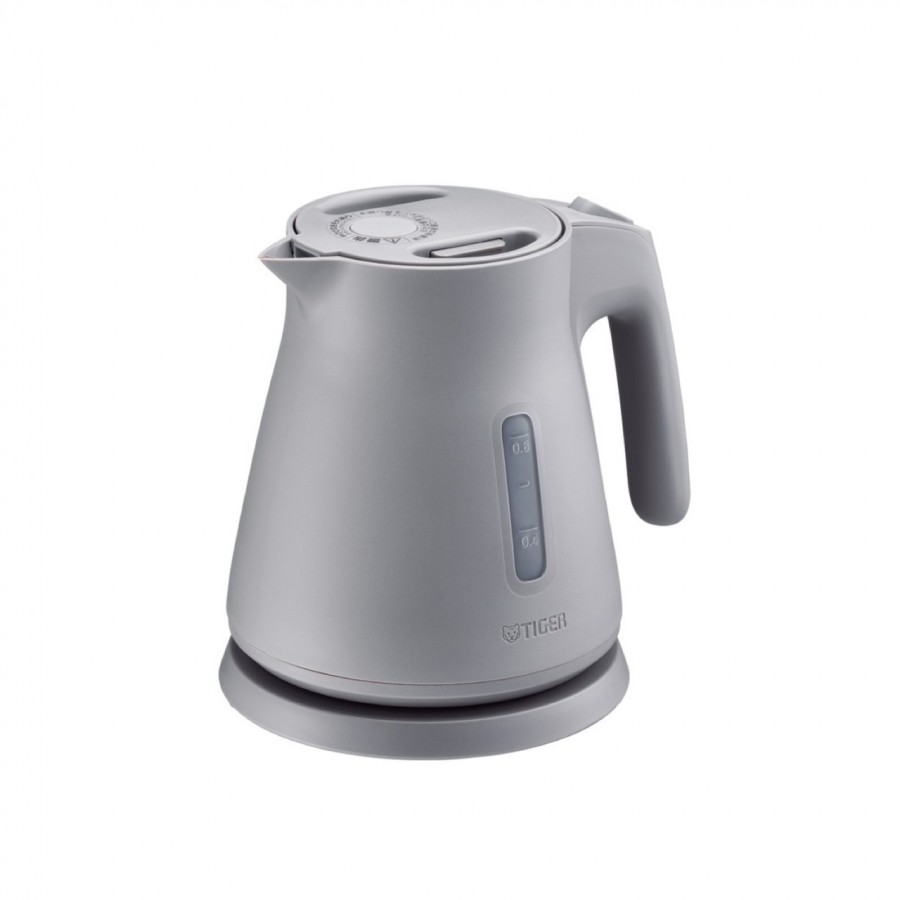 タイガー魔法瓶 電気ケトル0.8L　アッシュグレー