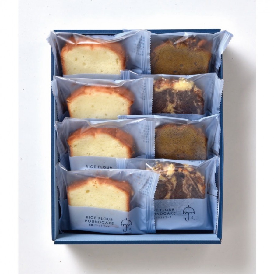 【北海道】PREMIUMパウンドケーキ rice flour BOX8