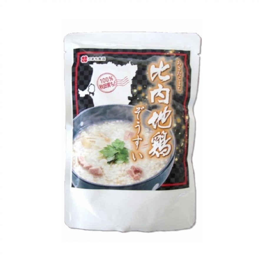 【秋田県】比内地鶏ぞうすい７袋　こまちがゆ（レトルト）７袋