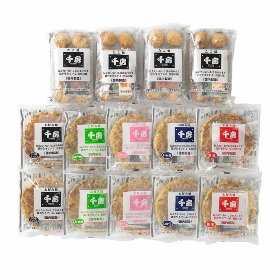 【大阪府】千房 お好み焼アラカルトセット