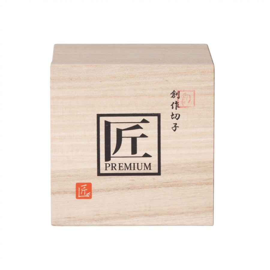 創作切子 匠 Premium僥倖 オールドM（木箱入）　ブルー