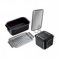 IH対応角型揚げ鍋3点セット