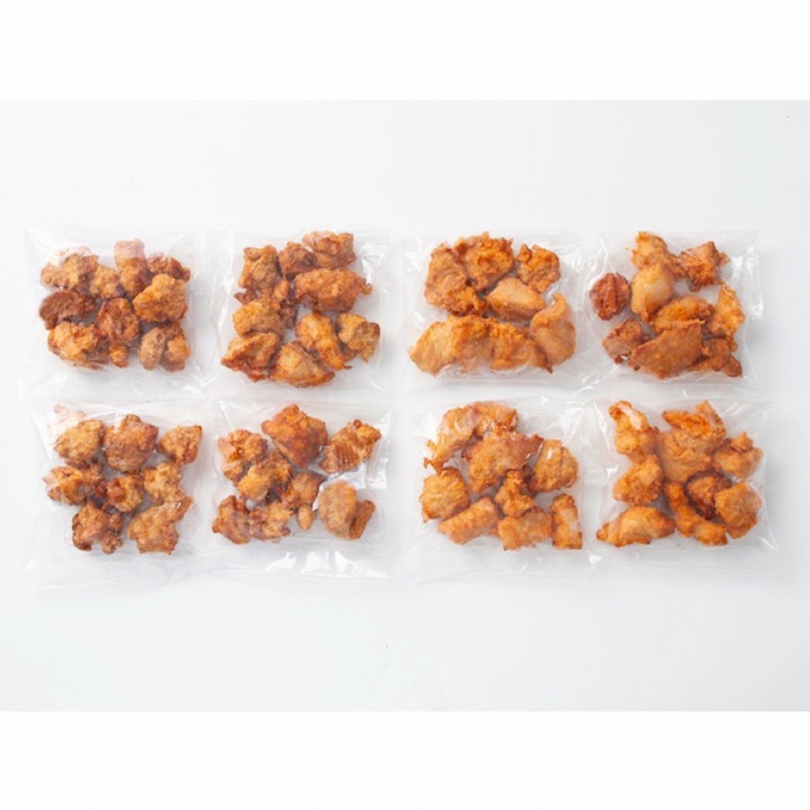 「ありたどり」 から揚げ(揚げ調理済)（もも肉170g×4、むね肉180g×4）